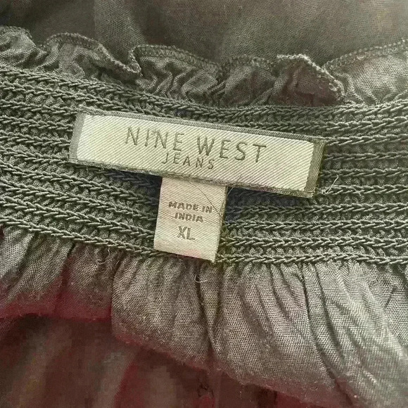Nine West sexy party cocktail office off the shoulder to size  XL - Picture 4 of 5